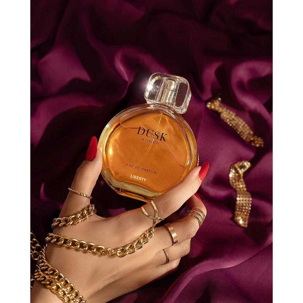 Liberty Luxury Dusk парфюм для женщин (100 мл/3,4 унции), Парфюмированная вода (электронная обработка данных), Изготовлено во Франции, стойкий запах, фруктовые нотки.