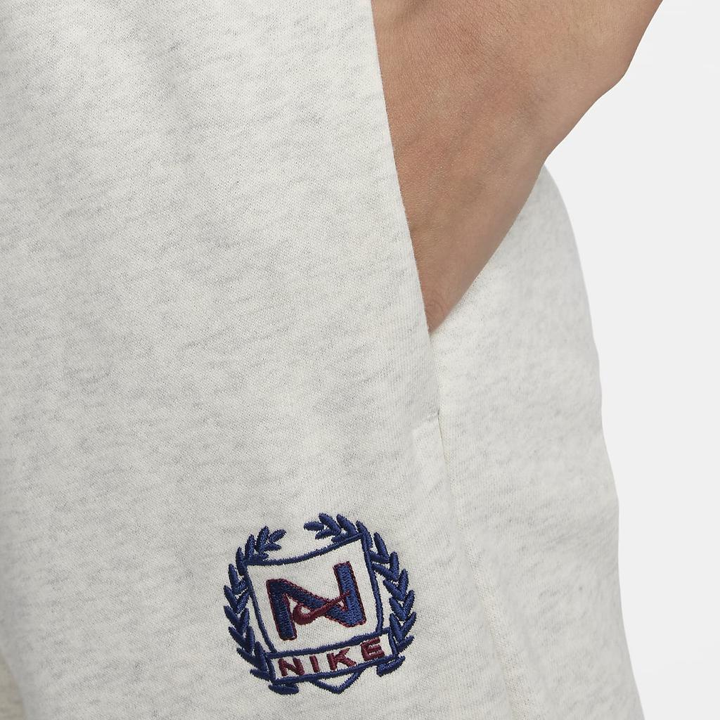 Nike Однотонные трикотажные спортивные брюки с высокой посадкой и широкими штанинами Женские брюки Овсянка FZ4733-141