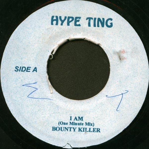 7-дюймовая пластинка BOUNTY KILLER / ELEPHANT MAN - I Am / Bad Man NONE Hype Ting Ямайка Регги, Ска и Даб Б/у