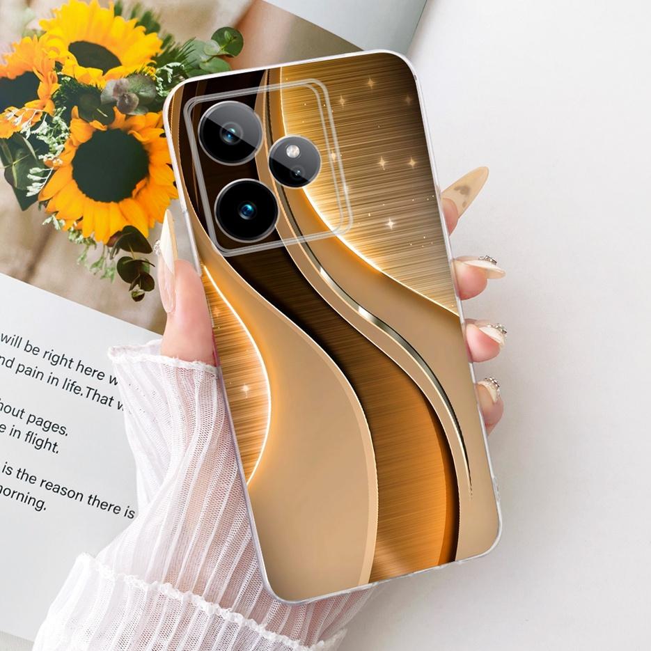 Чехол для Realme GT 7 GT7 T 5G RMX5061 Милый Лев Модный Расписной Чехол Мягкий Силиконовый Чехол для Телефона для Realme GT 7 Pro GT7T 5G