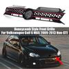 Для Volkswagen Golf 6 MK6 GTI 2009-2013 Стиль GTI Центральная решетка переднего бампера автомобиля Верхняя решетка с сотовой сеткой Передние гоночные решетки