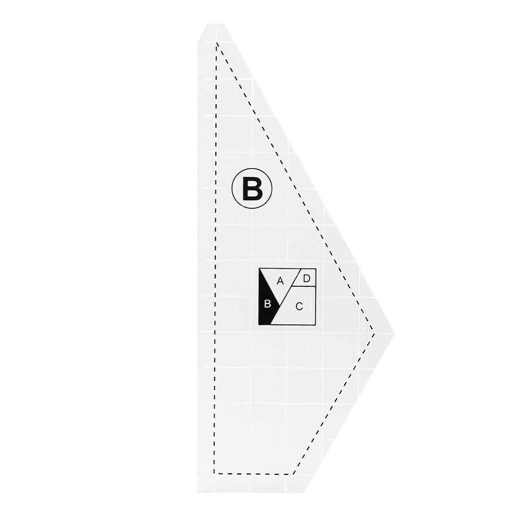 3/4/5 шт. линеек для шитья и пэчворка для точного измерения прозрачные акриловые линейки для квилтинга шаблоны линейка инструмент для пэчворка