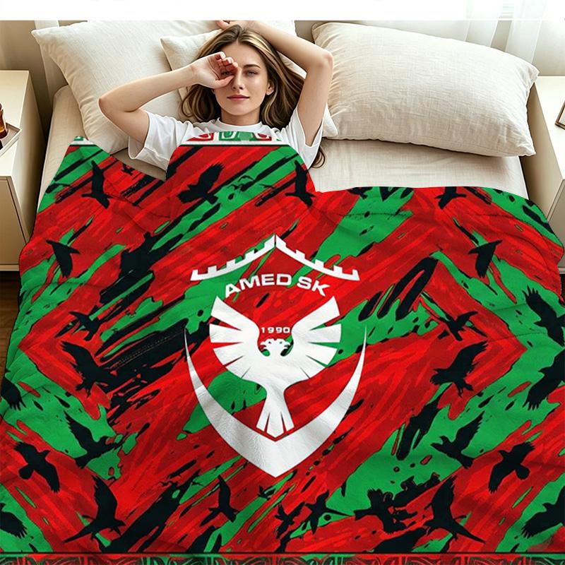 Фланелевое одеяло с принтом Amedspor Высокое качество Теплое Уютное Покрывало для Всех Сезонов Идеально для Подарков Декор Дома
