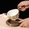 200ml Vintage Ceramic Coffee Cup and Saucer English afternoon Tea Cup and Saucer Home Office Cafe Drinkware Coffeeware Gift
