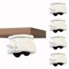 4Pcs Wear Resistant Universal Wheel Caster Self Adhesive Pulley Rotating Wheel  Home Use
