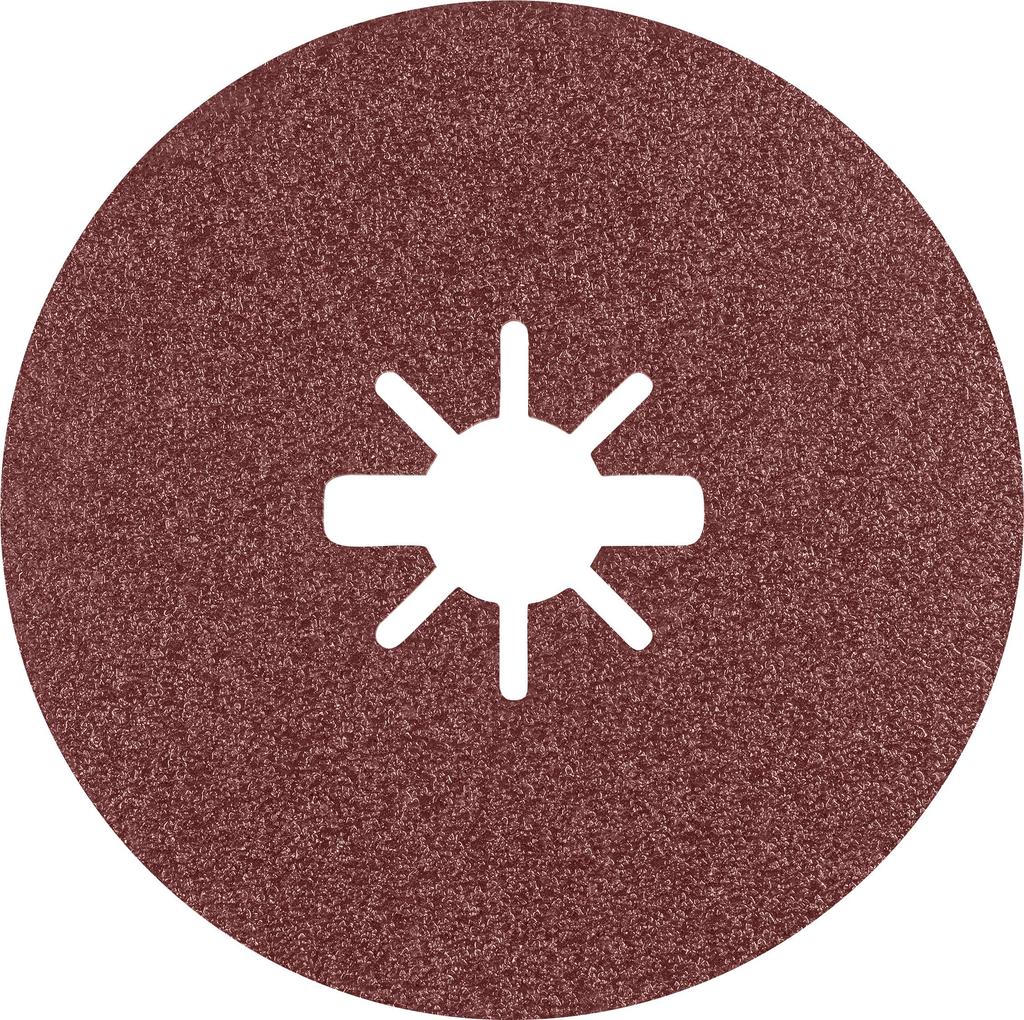 BOSCH Prisma Ceramic Sanding Disc R781 25 2608621796 X-LOCK (Metal, 125mm, #80, pieces)