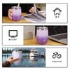 BOTTLE BOTTLE Tumbler, 360ml, with Lid, Vacuum Insulated, Keeps Hot or Cold, Stainless Steel Coffee Cup, Stylish Gift, Pink-Purple Gradient