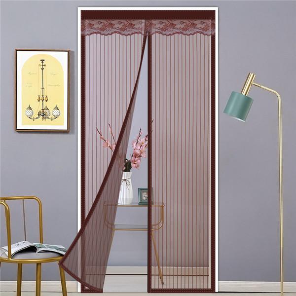 2024 противомоскитная дверная занавеска, магнитная мягкая пряжа, экран, оконная дверь, спальня, самовсасывающая дверная сетка, экран на липучке, дверная сетка, экран