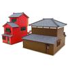 Sankei Miniature Art Kit Studio Ghibli Series Spirited Wonder Scale Paper Craft Away Town-4 1/150 MK07-26