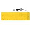 Foldable Silicone Keyboard 108 Keys Silicone Foldable USB Wired Waterproof Mute Typing Full Sealing