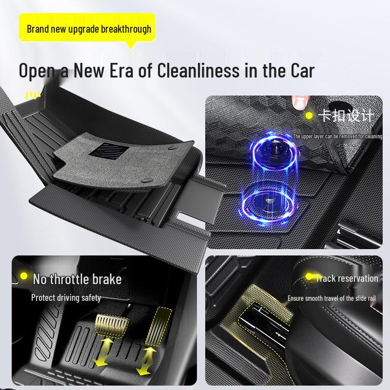 2025 Geely Galaxy Starship 7 Коврики в салон из ТПЭ - Автоаксессуары с полным покрытием