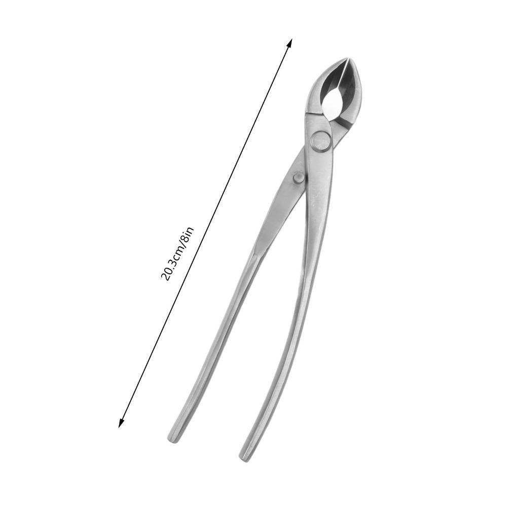 Silver Knob Cutter Stainless Steel Concave Cutter Durable Bonsai Cutter