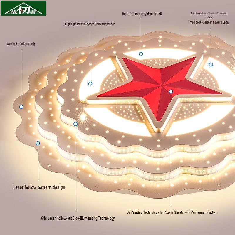 Zhan Ren Zhe 150cm Star LED Ceiling Light