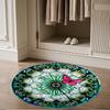 1pc home carpet dandelion design non slip office decor gift living room bedroom