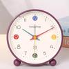 Yousheng Analog Alarm Clock with Night Light Non-Ticking Silent Battery Operated Bedroom Desktop Digital Quartz Clock Children Students Birthday Gift