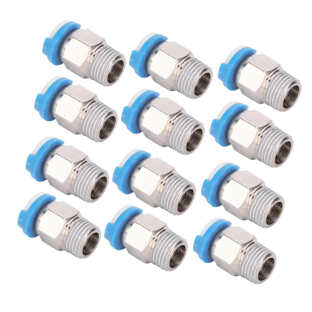 12Pcs Pneumatic Fitting Push Connector 3D Printer Extruder Accessories CR10 M10 Thread