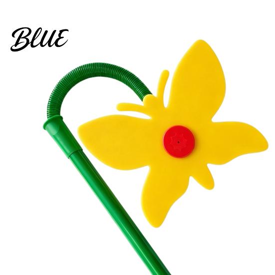 Yard Watering Sprinkler Crazy Butterfly Lawn Sprinkler Dancing Garden Funny 360-Degree Rotating Faucet Connection for Watering Dogs Kids Outdoor
