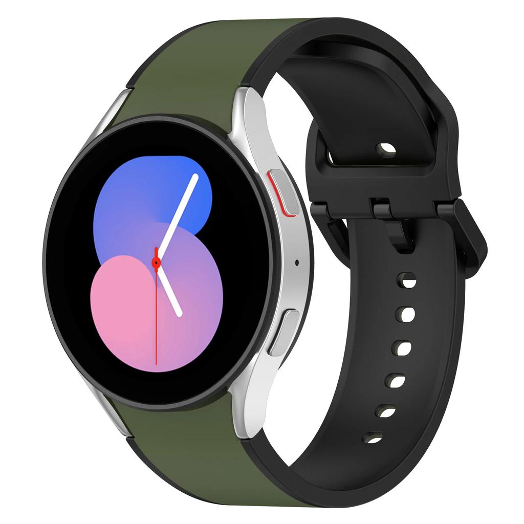 Силиконовый ремешок 20 мм без зазора для Samsung Galaxy Watch 7 6 5 4 40 мм 44 мм 6 Classic 47 мм 43 мм Браслет Ремешок для часов Pro 45 мм