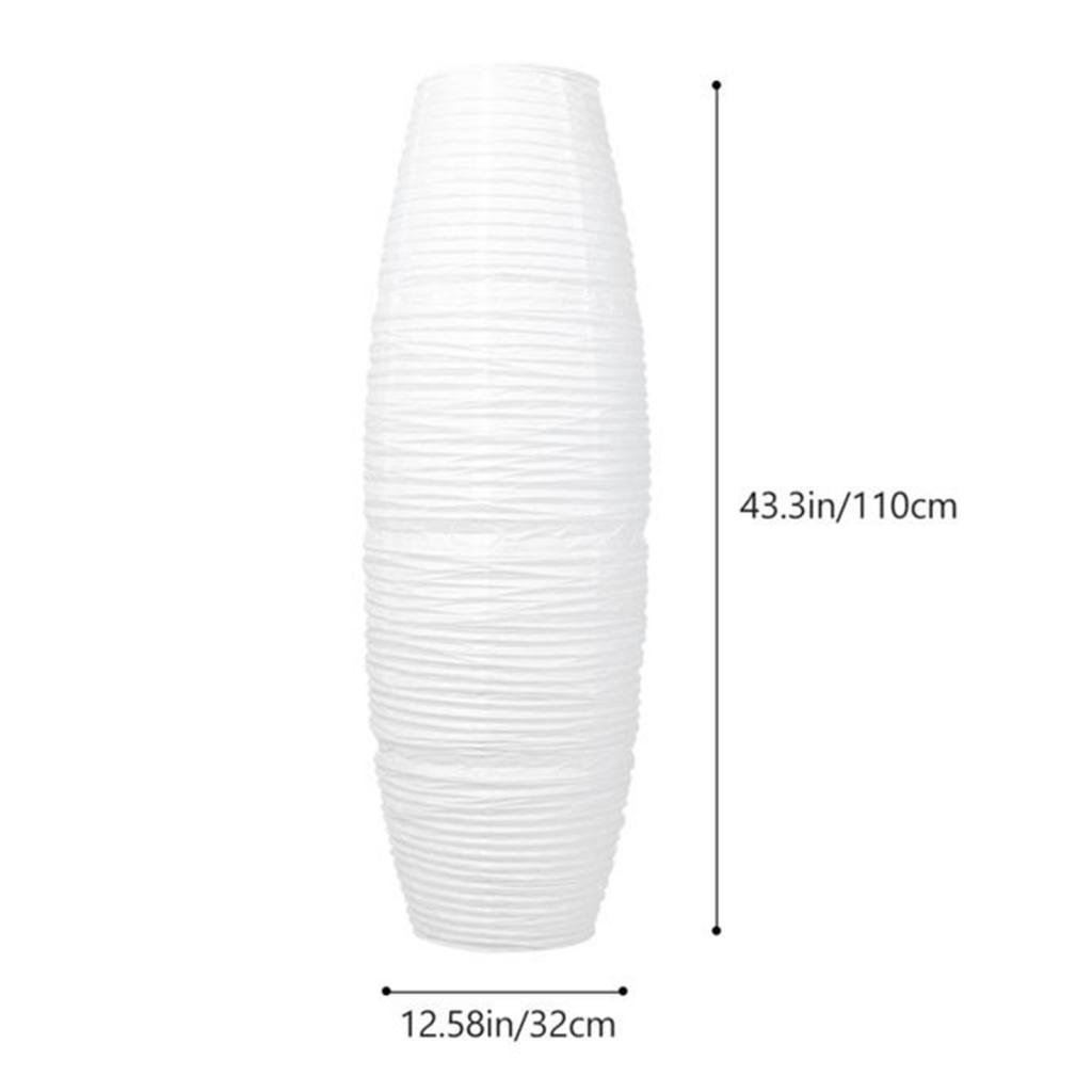White Paper Design Floor Lamp Shade Light Cover for Contemporary