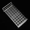 18.5mm 50 Holes Stainless Steel Test Tube Rack Square Hole Medical Test Tube Holder