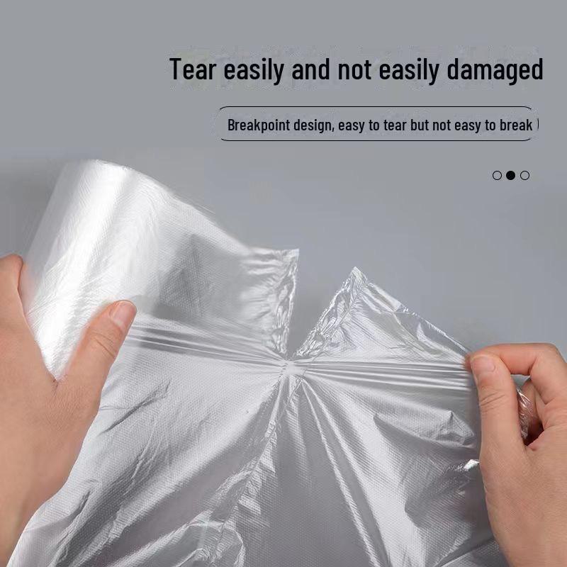 Утолщенные плоские карманные полиэтиленовые пакеты для хранения продуктов питания и сохранения свежести, дополнительный рулон для охлаждения