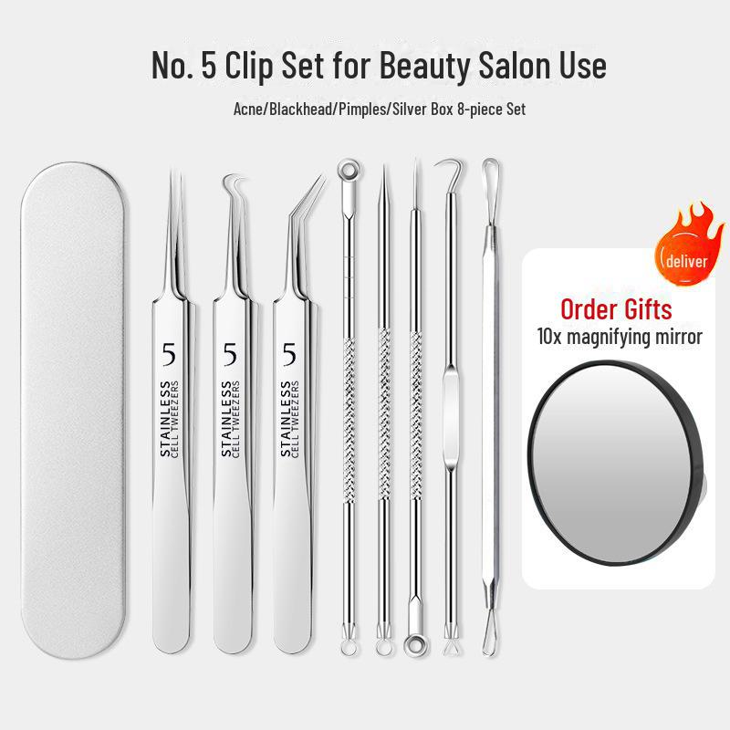 Набор ультратонких игл для лечения акне: Набор пинцетов и инструментов для удаления черных точек