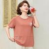 Paster Women's Summer Embroidered Casual Top