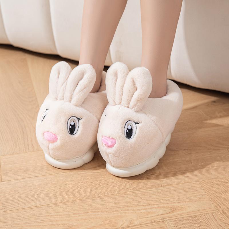 Уютные осенне-зимние плюшевые тапочки в виде животных - Супермягкий флис, Толстые и теплые