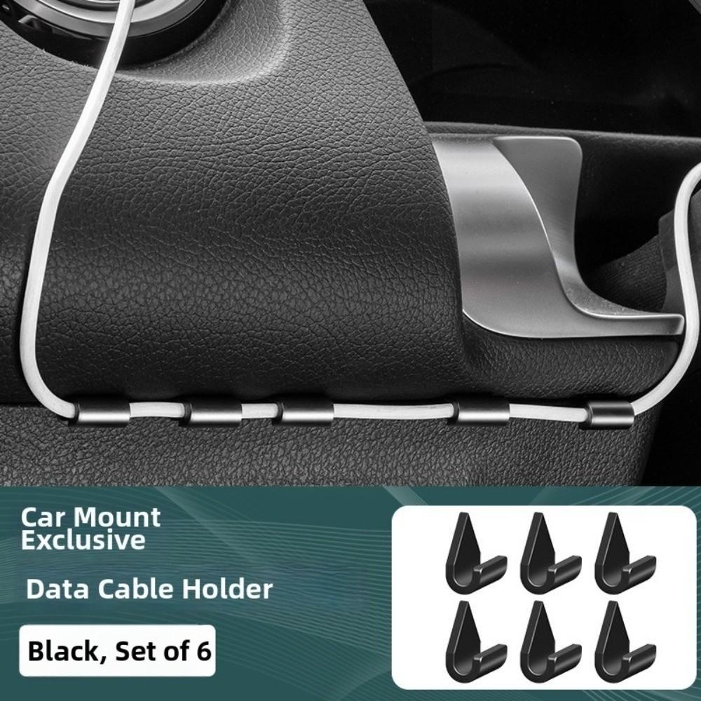 6/12PCS Invisible Car Cable Clip No Trace Fixing Clip Professional Wire Management Dashboards