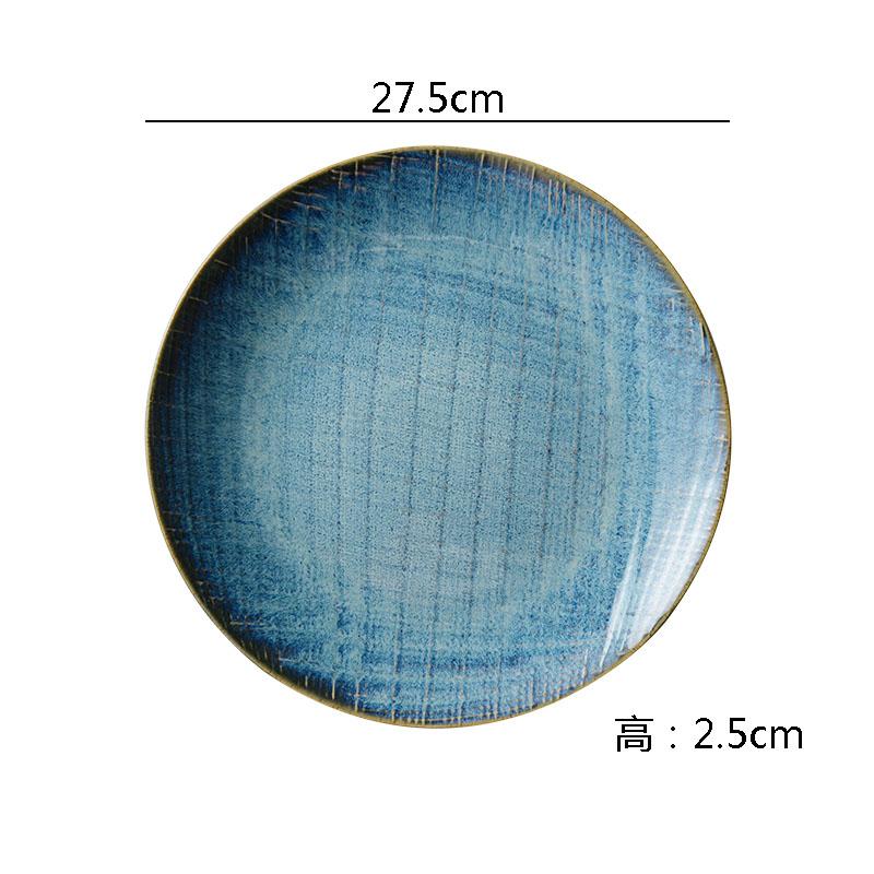 Ретро-неправильная керамическая обеденная тарелка Ресторанная тарелка для стейков Суши-тарелка Сашими-тарелки Молекулярная кухня Креативная посуда