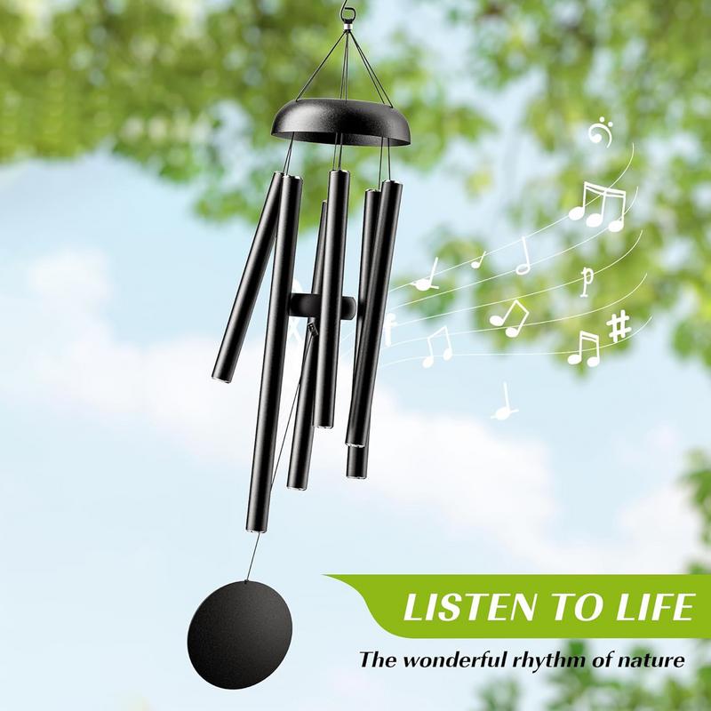 Outdoor Wind Chimes Large Aluminium Wind Chimes 36 Inches Zen Atmosphere Amazing Friend Gift Graceful Deep Tone Unisex Gift