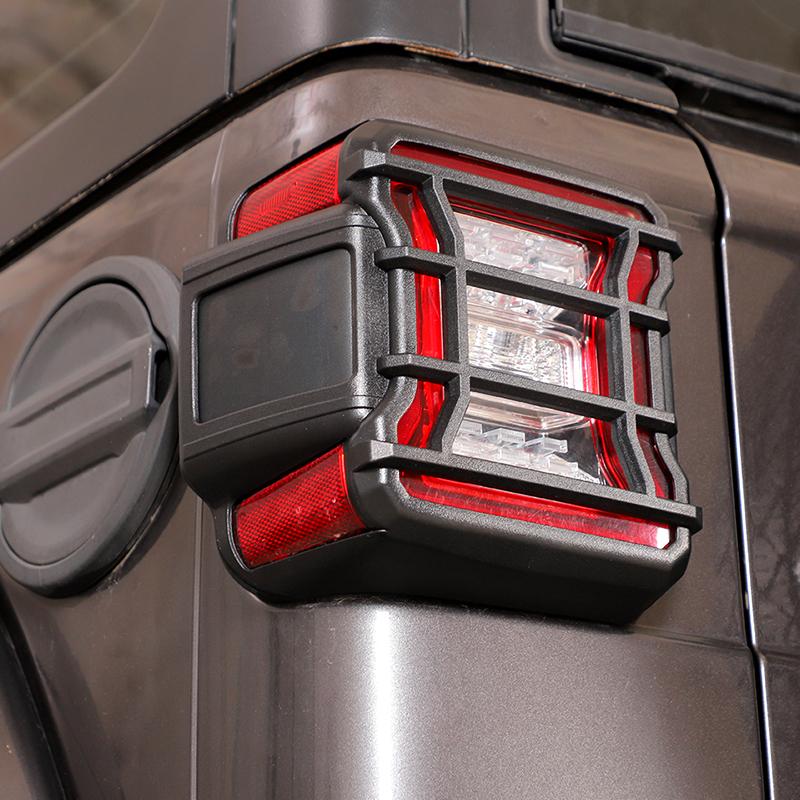 Taillights Covers Rear Lamp Housing ABS Tail Light Decoration Cover Sticker For Jeep Wrangler JL 2018-2023 Exterior Accessoriess