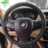 Black Anti-Slip Steering Wheel Braid Car Steering Wheel Cover For BMW X5 E70 2006-2013 (30)