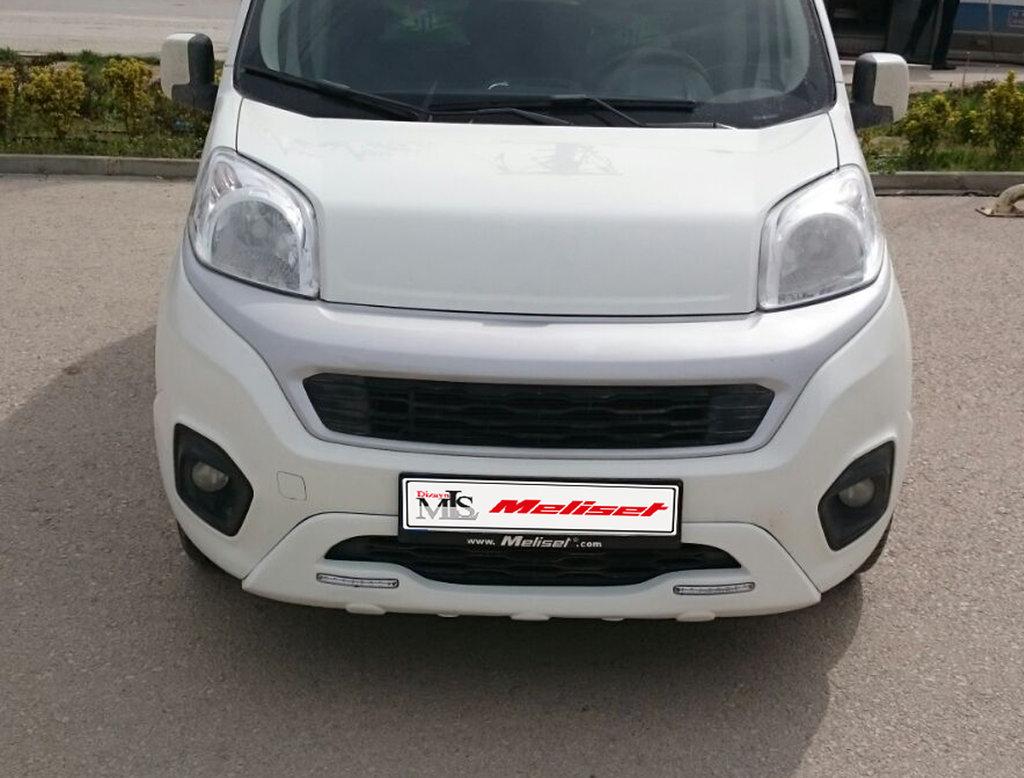 Передняя губа LED (2014-2025, под покраску) для Peugeot Bipper