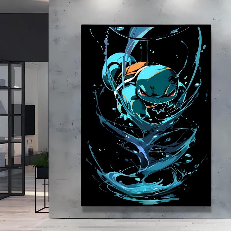 Lovely Pikachu Decorative Painting High Quality Printing Vivid Colors Adds Unique Charm To Your Living Room and Bedroom