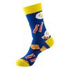 Stylish Mid-Calf Socks Men Women Animal Fruit Galaxy Print Casual Cotton