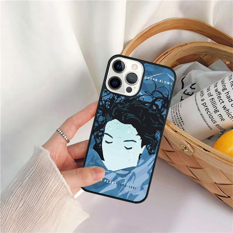 Twin Peaks poster Phone Case For iPhone 17 Air 16 15 14 11 12 13 Pro MAX Plus coque Cover Shell