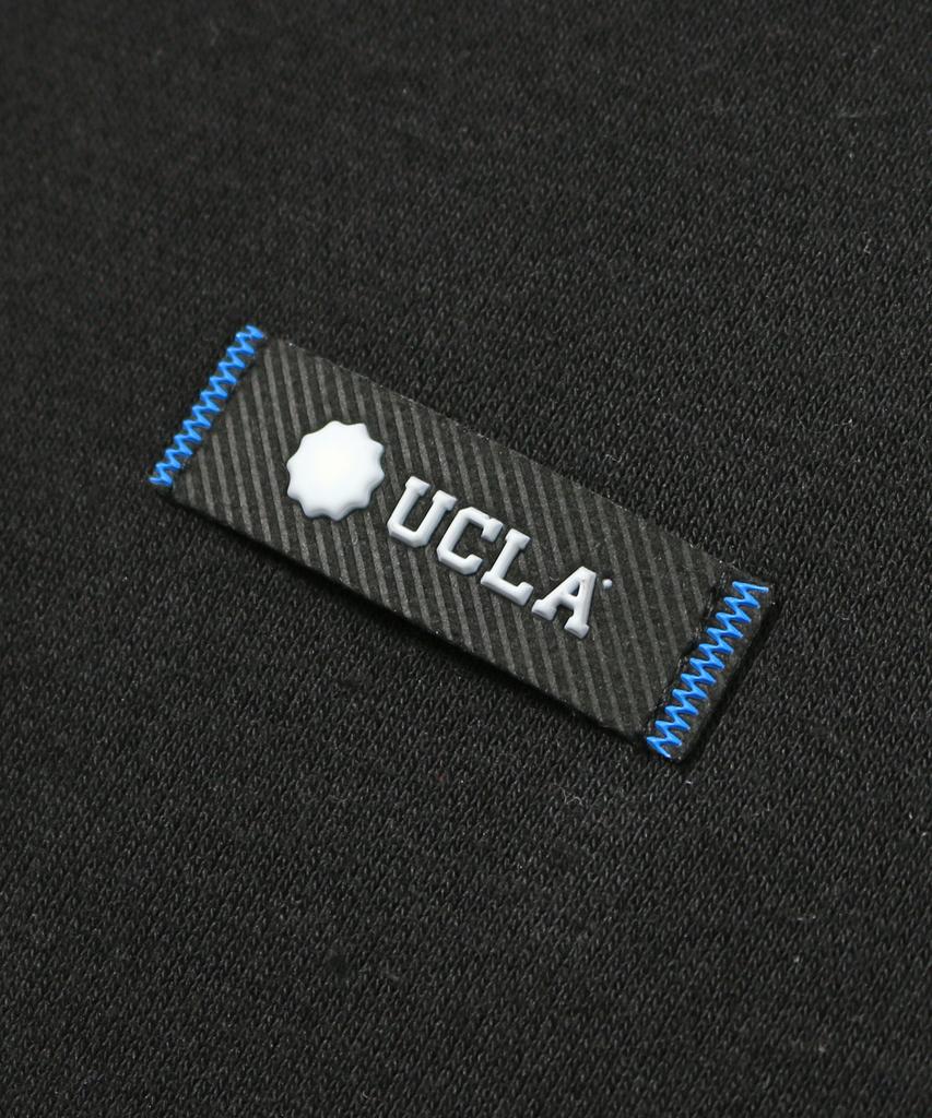Унисекс толстовка UCLA для повседневной носки с флисовой подкладкой и маленьким логотипом [Черный] (Ubclt38)