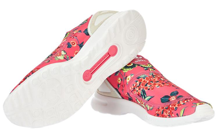 Women's Sneakers Adidas Originals Zx Flux Smooth Slip On 'Pink White' Women's