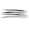 Car Front Fog Lamp Cover Trim Decoration Strip forE Class W213 -   ABS Plastic, Anti-Rust, sy Installation - Silver - 4 Pcs