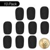 10pcs Telephone Mic Cover Headset Sponge Replacement Foam Microphone Cover Mini