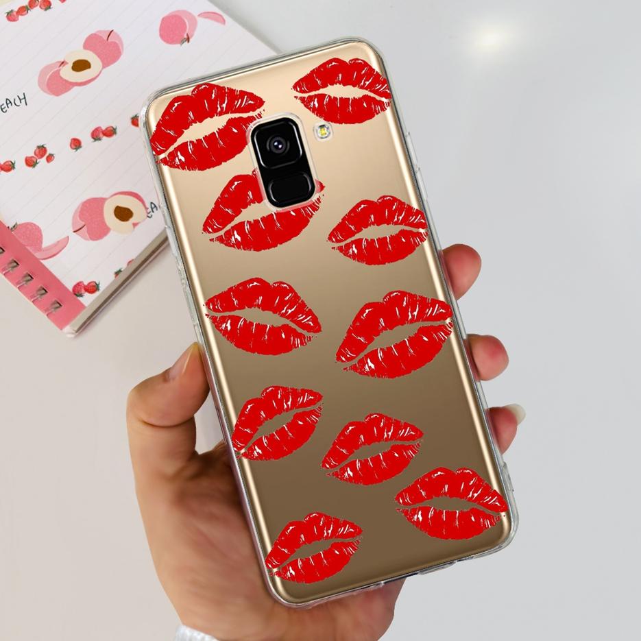 For Samsung Galaxy A8 2018 Case SM-A530F New Fashion Painted Cover Soft Silicone Phone Case For Samsung A8 Plus A8+ A730F Bumper