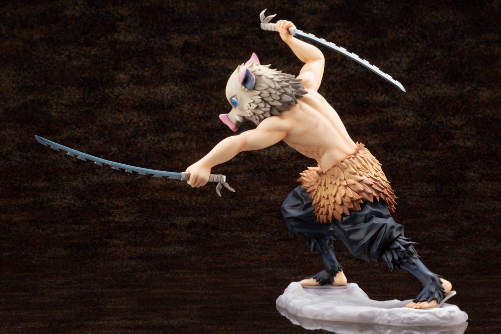 Tsuya ARTFX J Demon Kimetsu no Yaiba Inosuke Tsukihira масштабная законченная фигурка, окрашенная в ПВХ, PP925 Slayer 1/8