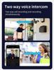 Настоящая HD WiFi PTZ камера видеонаблюдения с тремя объективами, ночным видением и полноцветным изображением для внутреннего/наружного использования