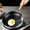 316 Stainless Steel Frying Pan Wok Non-stick Honeycomb Pot Home Steak Skillet Gas Stove Induction Saucepan Kitchen Cookware