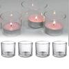 Votive Clear Glass Candle Holders Mini Candle Tea Light Holders Decor Christmas