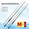 Long-distance Casting Lure Rod with Straight Handle Spinning Reel for Bass Fishing.