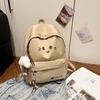 New Versatile Cute Student Schoolbag - Large Capacity Casual Backpack for Women and Girls