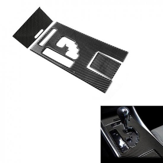 3Pcs Carbon Fiber Interior Gear Shift Cover Trim For Lexus IS250 IS350 2006-2012