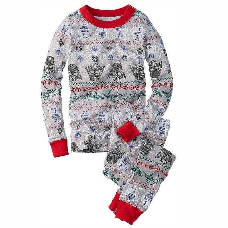 Детская пижама «Звездные войны» из удобной хлопковой смеси для семейного отдыха и сна